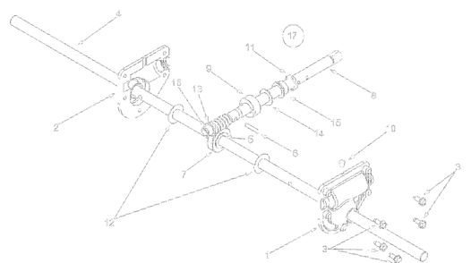 Gear Assembly Diagram and Parts List for 31AE600E161 2002 Yard Machines Snow Blower